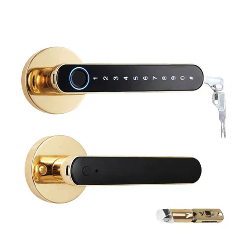 Yala digitala cu tastatura PIN pentru usa | Incuietoare electronica inteligenta cu cod acces | Siguranta casa sau birou