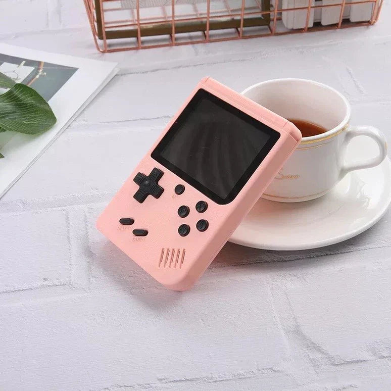 Consola portabila jocuri retro 400 in 1 | Afisaj LCD color, baterie reincarcabila | Jocuri clasice pentru copii si adulti