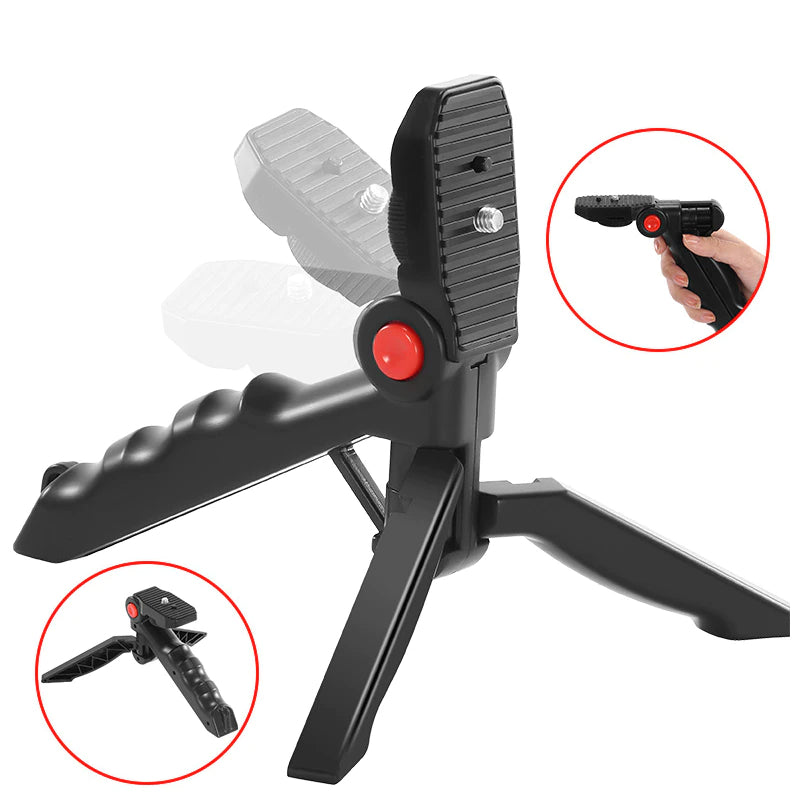 Kit vlog 4 in 1 cu microfon, lumina LED si trepied | Echipament complet filmare cu telefon | Set video creatori de continut