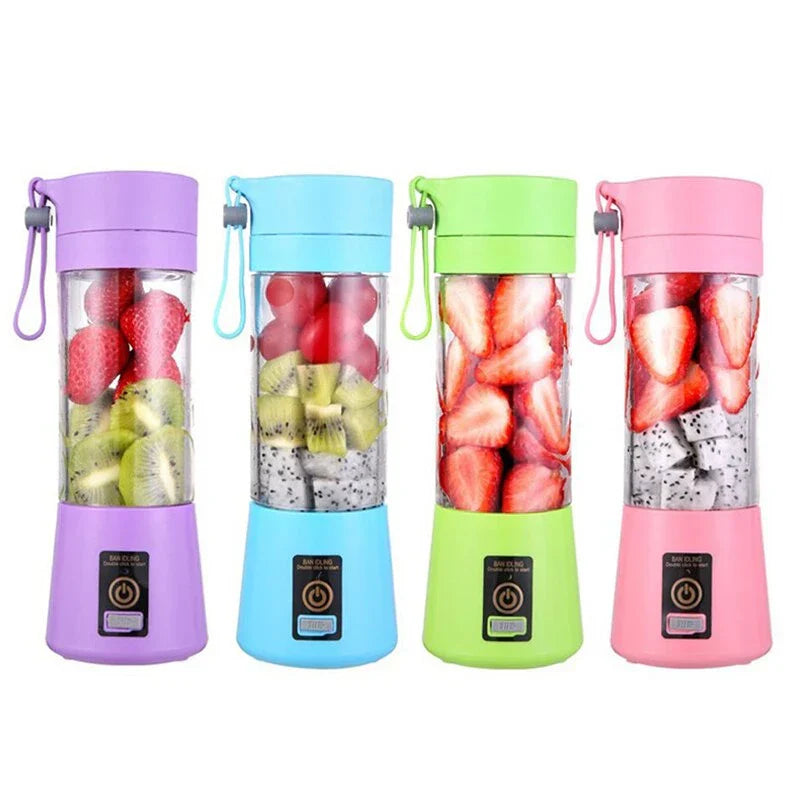 Mini blender portabil FreshJuicerPro cu incarcare USB | Mixer pentru smoothie si shake | Blender electric de calatorie fara fir