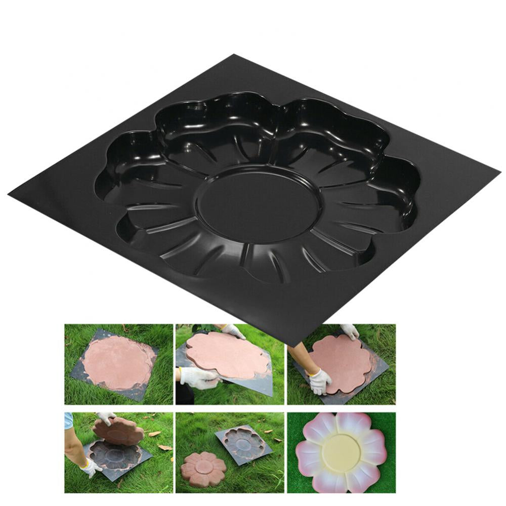 Matrita pavaj beton forma floare | Turnare dale decorative pentru curte si alei | Reutilizabila si usor de folosit in gradina DIY