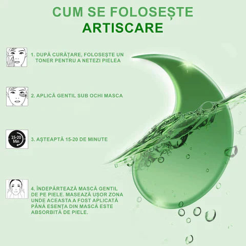 60 buc masti pentru ochi cu alge marine si colagen | Patch-uri anticearcane si antirid | Hidrateaza si reduce umflaturile ochilor