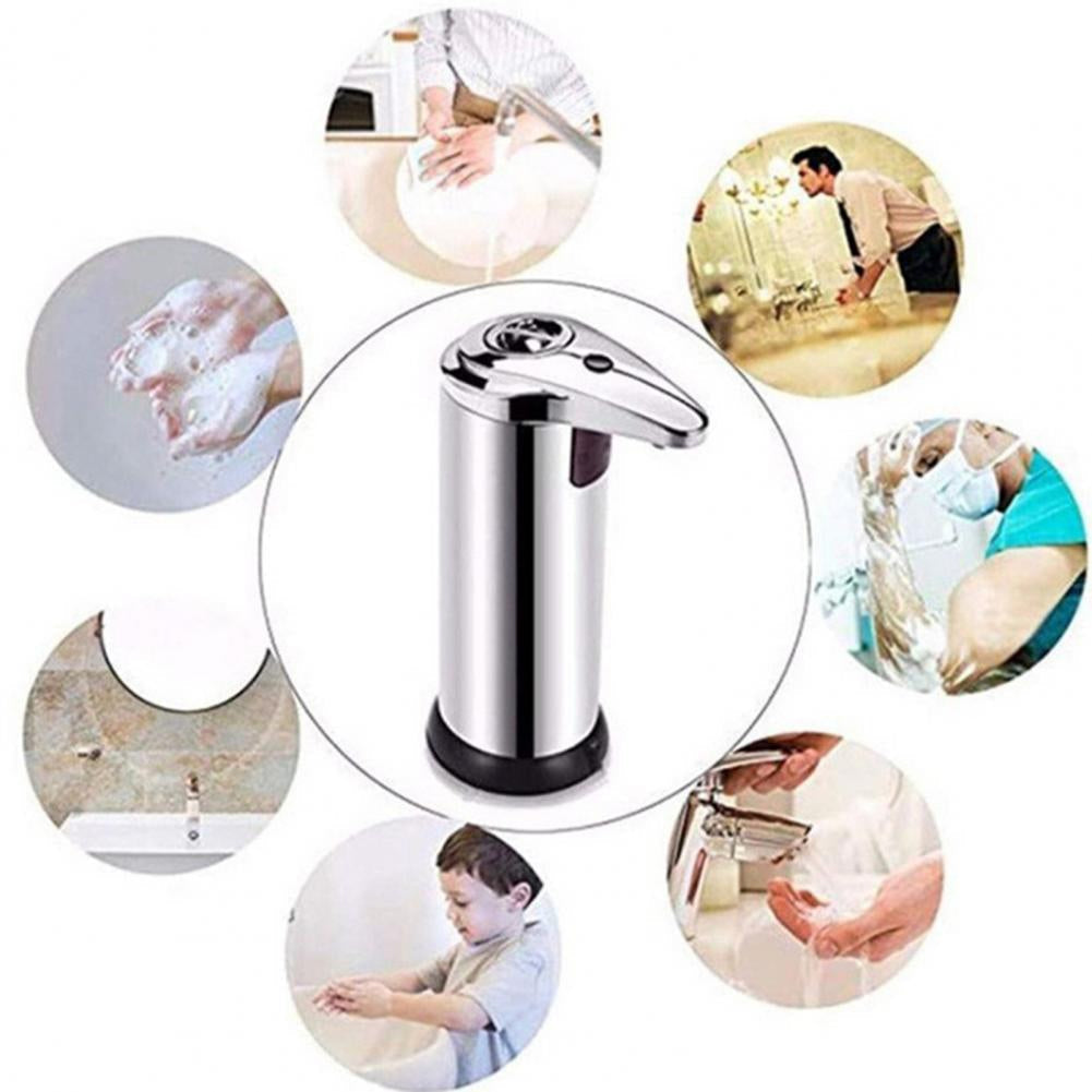 Dispenser automat sapun lichid cu senzor miscare | Dozator igienic fara atingere pentru baie si bucatarie | Design modern compact