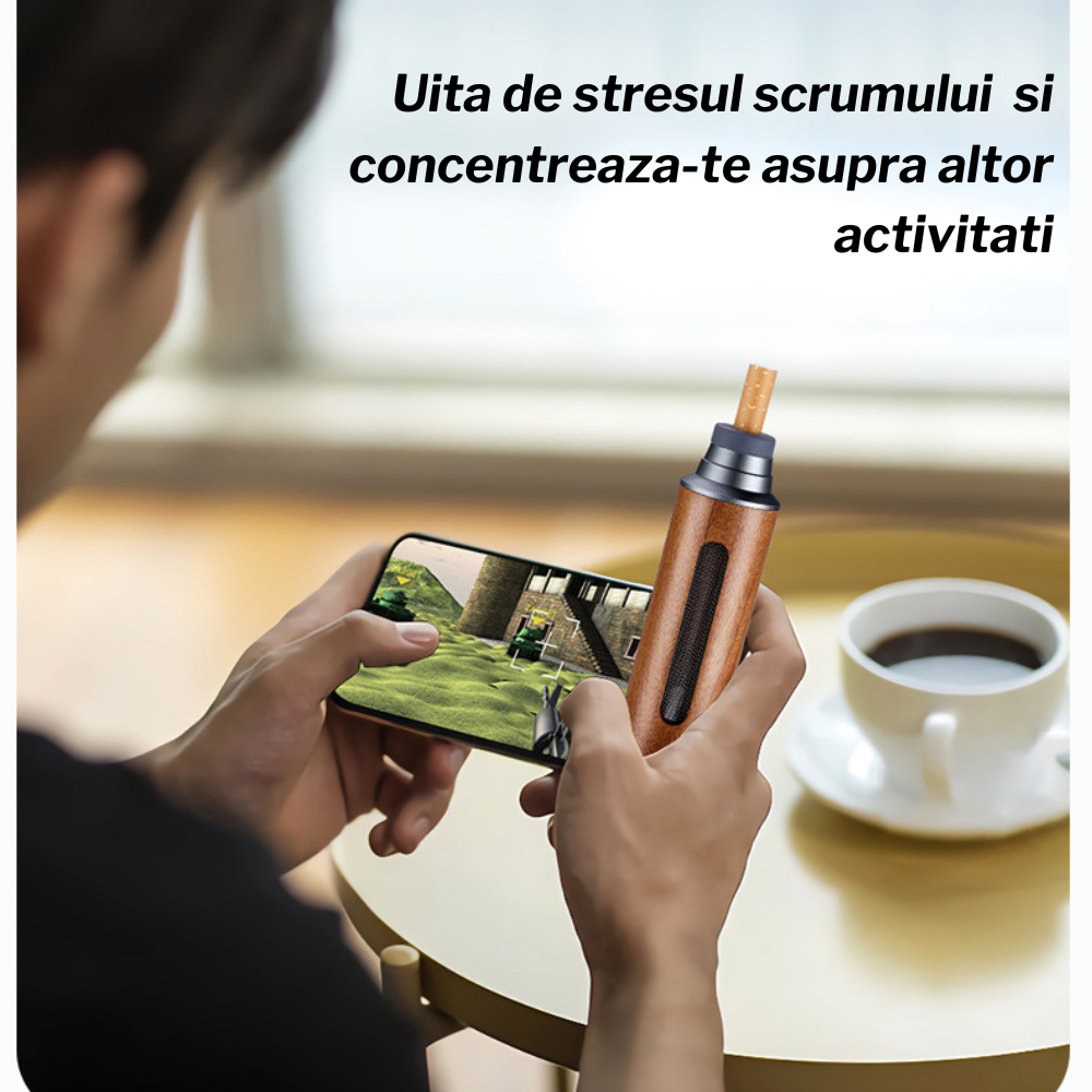 Recipient portabil cu capac pentru colectare reziduuri | Accesoriu compact reutilizabil 110x25mm | Ideal pentru masina sau exterior