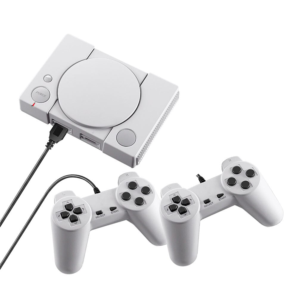Consola retro pentru TV cu 620 jocuri clasice | RetroPlay cu 2 controllere | Jocuri video vechi anii 80 90 pentru copii si adulti
