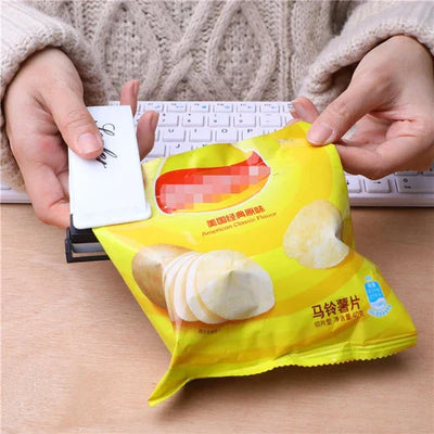 Aparat de sigilat pungi SealerPro portabil | Inchidere ermetica alimente | Sigilare rapida termica, functioneaza cu baterii, usor de folosit