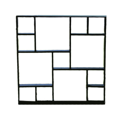 Matrita pavaj beton Model 2 – 45x45 cm | Forma simetrica cu patrate multiple | Turnare beton decorativa pentru curte si gradina