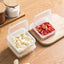 SET 2x Organziator pentru alimente, capacitate vas 250ml