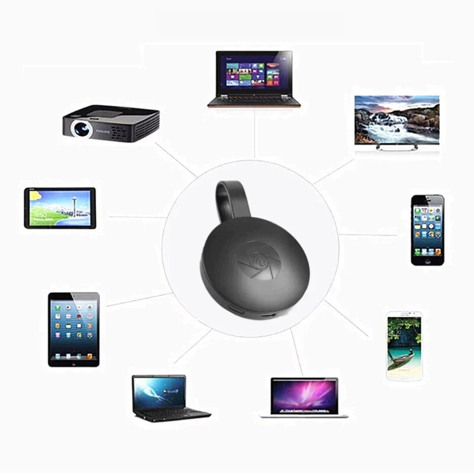 Dispozitiv partajare continut Chromecast | Streaming wireless HD | Compatibil smartphone, tableta, laptop | Instalare usoara si rapida