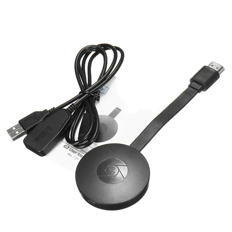 Dispozitiv partajare continut Chromecast | Streaming wireless HD | Compatibil smartphone, tableta, laptop | Instalare usoara si rapida