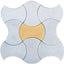 Matrita pavaj beton Model 1 – 49x49 cm | Forma neregulata piatra naturala | Turnare decorativa pentru curte si gradina DIY