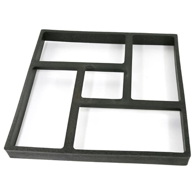 Matrita pavaj beton Model 1 – 40x40 cm | Forma dale geometrice neregulate | Reutilizabila pentru curte, terasa si alei DIY