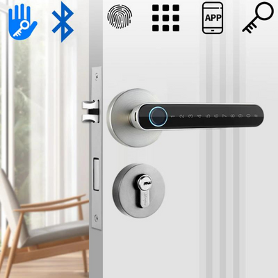 Yala digitala cu tastatura PIN pentru usa | Incuietoare electronica inteligenta cu cod acces | Siguranta casa sau birou