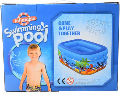 Piscina Gonflabila BBL pentru Copii si Familie – 150x105x56 cm, Albastru