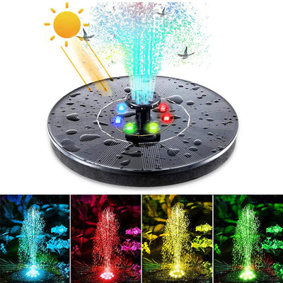 Fantana solara SunnyWater pentru iaz, gradina sau decor exterior | Jeturi de apa decorative cu panou solar automat | Fara cabluri