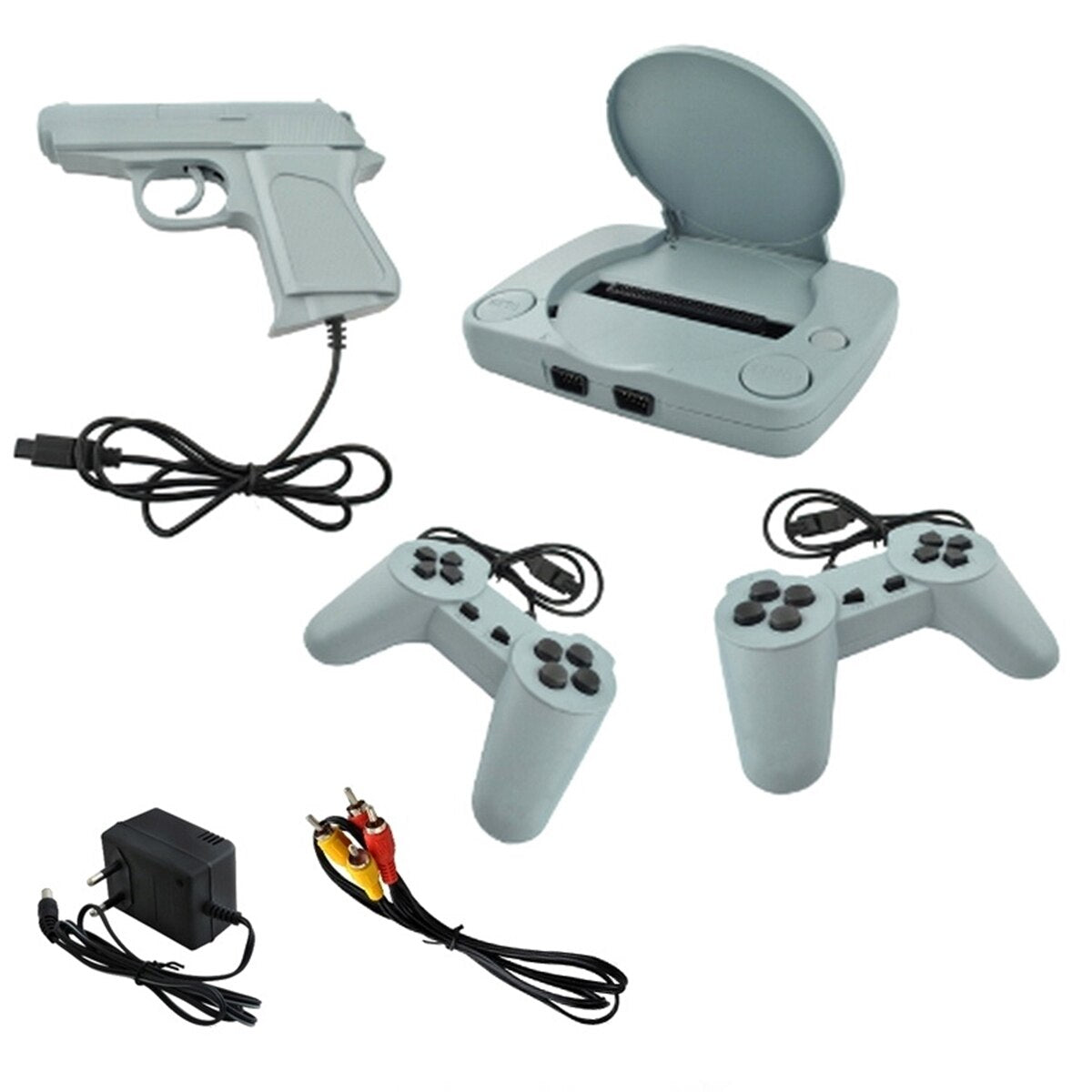 Consola retro pentru TV cu 620 jocuri clasice | RetroPlay cu 2 controllere | Jocuri video vechi anii 80 90 pentru copii si adulti