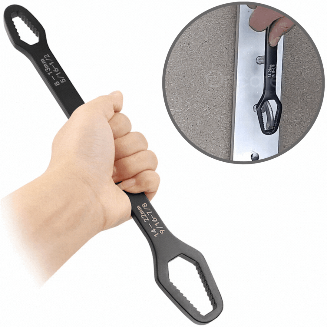 Cheie universala si multifunctionala ajustabila cu dublu cap