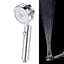 1+1 CADOU PowerShower capat de dus pentru presiune ridicata | Flux intens si uniform de apa | Design ergonomic, usor de instalat si utilizat