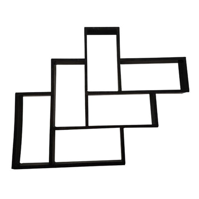 Matrita pavaj beton Model 2 – 50x40 cm | Forma caramida tip zig-zag | Reutilizabila pentru dale decorative curte si alei