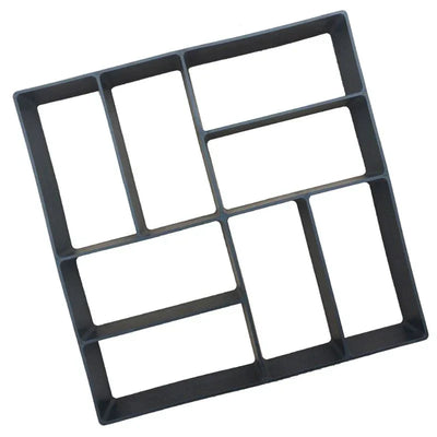 Matrita pavaj beton Model 1 – 30x30 cm | Forma clasica dale patratoase | Reutilizabila pentru alei si curte DIY