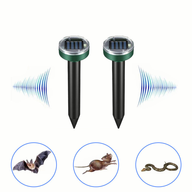 Set 2 aparate alungat cartite si rozatoare cu incarcare solara | Eficiente si ecologice | Usor de folosit, rezistente la intemperii