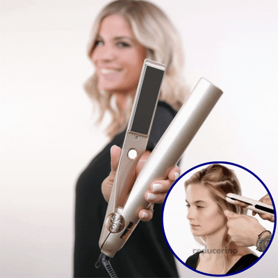 Placa de par 2 in 1 2Curly pentru indreptat si ondulat | Incalzire rapida, placi ceramice | Styling usor acasa pentru orice tip de par