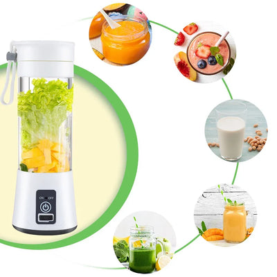 Mini blender portabil FreshJuicerPro cu incarcare USB | Mixer pentru smoothie si shake | Blender electric de calatorie fara fir