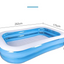 Piscina gonflabila rectangulara pentru Copii si Familie, Ideala pentru Gradina, Curte sau Interior 2.62m x 1.75m x 51cm