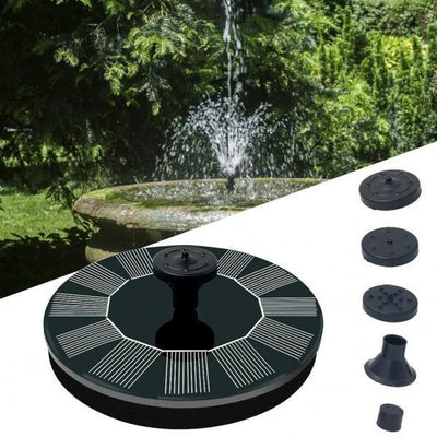 Fantana solara SunnyWater pentru iaz, gradina sau decor exterior | Jeturi de apa decorative cu panou solar automat | Fara cabluri