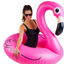 Colac gonflabil flamingo roz 120cm | Accesoriu piscina si plaja | Material rezistent, usor de umflat si transportat