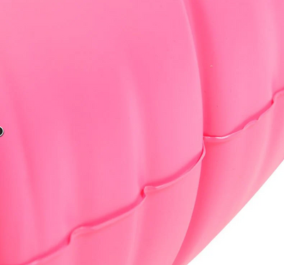 Colac gonflabil stil Flamingo roz, 90 cm