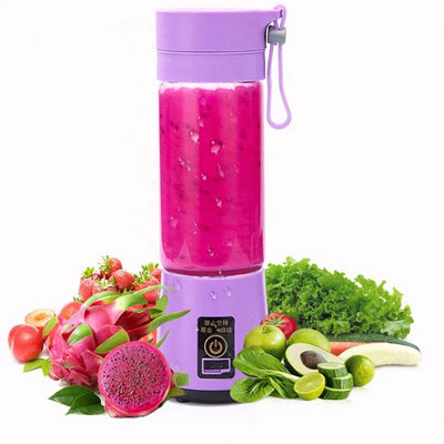 Mini blender portabil FreshJuicerPro cu incarcare USB | Mixer pentru smoothie si shake | Blender electric de calatorie fara fir