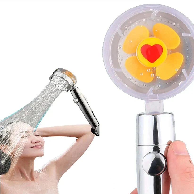 1+1 CADOU PowerShower capat de dus pentru presiune ridicata | Flux intens si uniform de apa | Design ergonomic, usor de instalat si utilizat