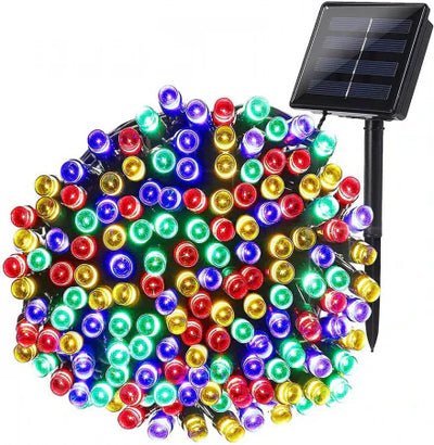 Instalatie solara decorativa, LED lumina Multicolor, Exterior, Incarcare solara