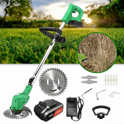 Motocoasa electrica pentru gradina | Taiere precisa si usoara a ierbii | Design ergonomic, motor puternic si silentios