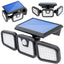 Proiector solar cu senzor 74 LED SMD 15W, IP65, lumina rece