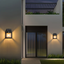 1+1 CADOU Lampa Solara de Perete 2W | 600LM, rezistenta la apa IP65, pentru gradina sau casa