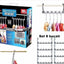 Suport organizator pentru umerase Triples Closet Space, 8 bucati