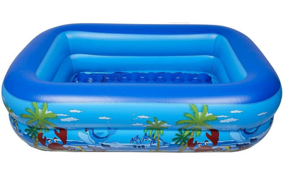Piscina Gonflabila BBL pentru Copii si Familie – 150x105x56 cm, Albastru